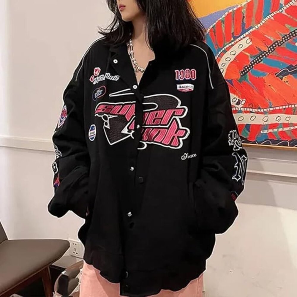 Baseball Varsity Oversized Jacket - image 4